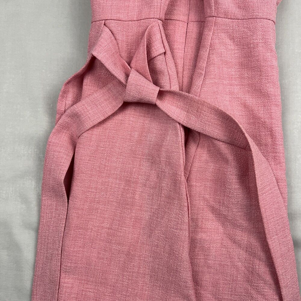 Altar’d State Pink Mini Dress Large Spaghetti Strap Faux Wrap - Picture 6 of 8